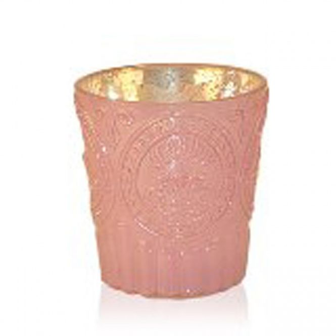 Hovedbilde Telysglass, rosa, fra ...