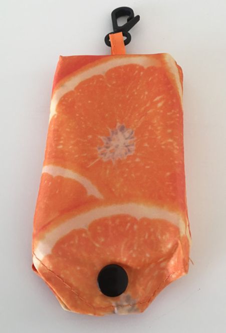 Hovedbilde Handlenett i tøy etui, orange ...