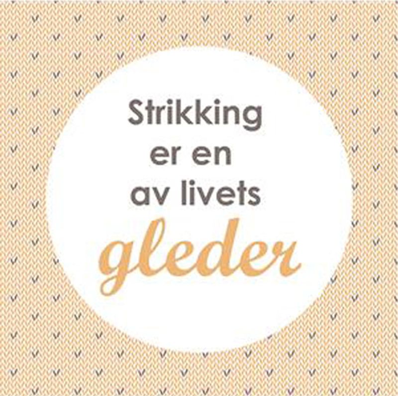 Lunsj serviett med tekst 