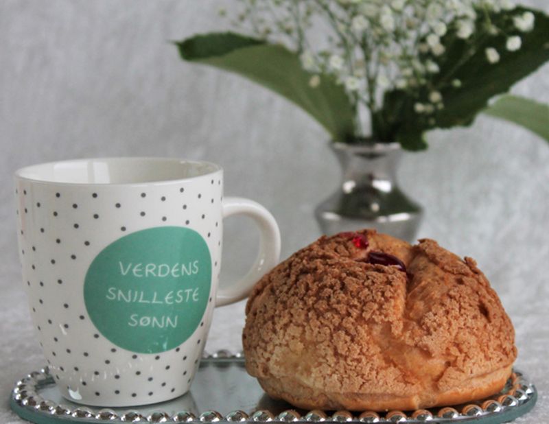 Krus med teksten 