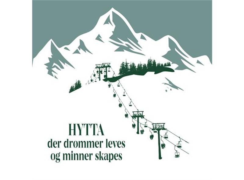 Lunsj serviett "Hytta der drømmer leves.....