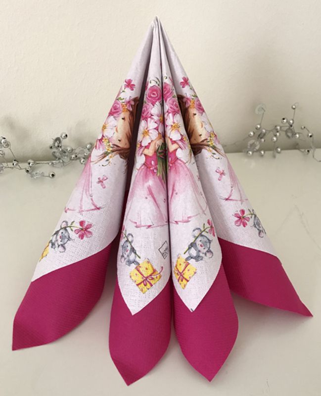 Middag serviett, Fuksia, fra Royal Collectin.