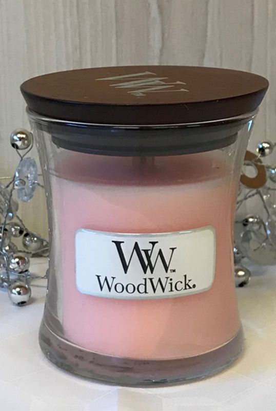 Duftlys WoodWick, Coastal Sunset, mini.