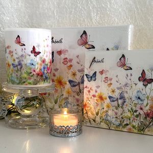Hovedbilde Kaffe serviett, Sommerfugler ...
