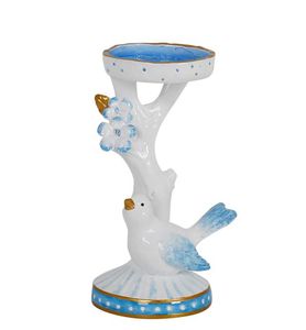 Hovedbilde Kubbe lysestake, retro, Hvit ...